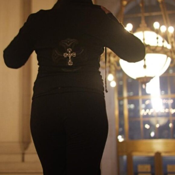 TWISTED HEART AMERICA 3 PIECE SWEAT SUIT Y2K VINTAGE RARE! - Picture 2 of 10